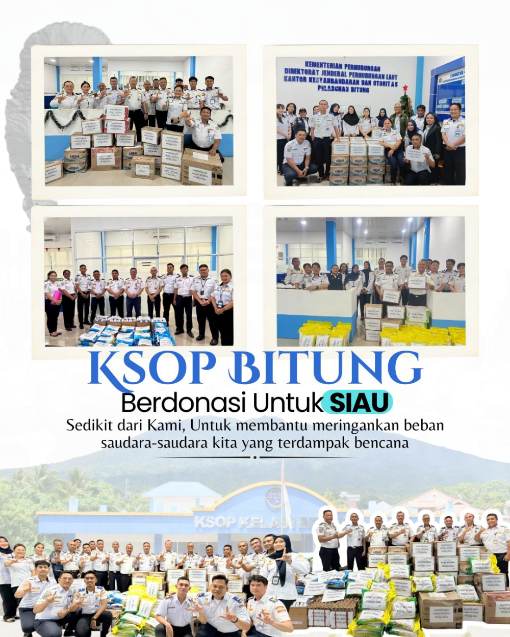 KSOP Bitung Berdonasi Untuk Siau