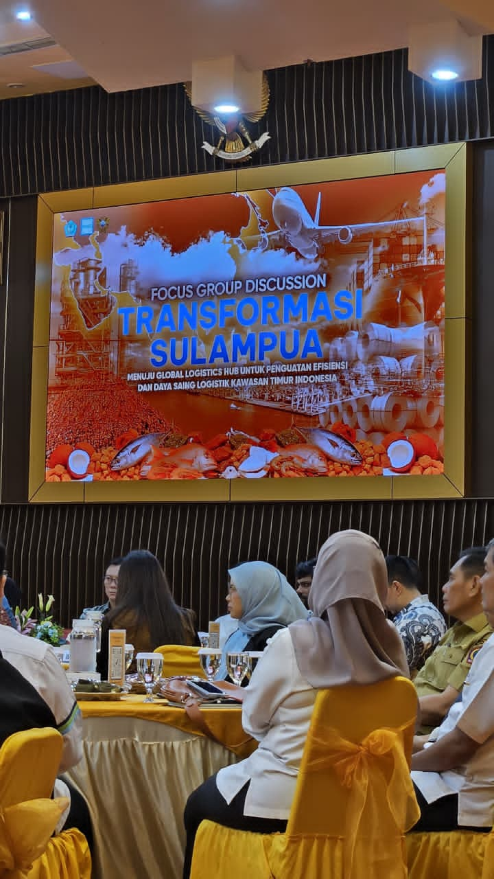 Forum Group Discussion (FGD) Sulawesi Utara sebagai Hub Logistik Udara dan Laut Kawasan Sulawesi, Maluku dan Papua.