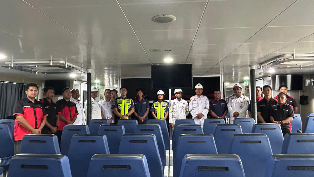 KANTOR KSOP KELAS I DUMAI MELAKSANAKAN UJI KELAIKLAUTAN KAPAL PENUMPANG UNTUK PERSIAPAN ANGKUTAN LAUT LEBARAN TAHUN 2026