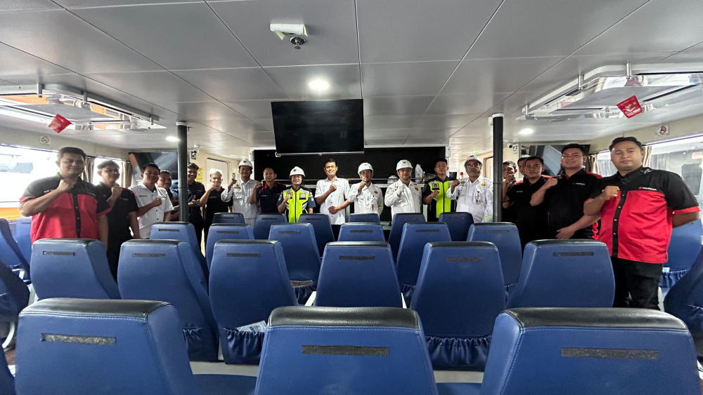 KANTOR KSOP KELAS I DUMAI MELAKSANAKAN UJI KELAIKLAUTAN KAPAL PENUMPANG UNTUK PERSIAPAN ANGKUTAN LAUT LEBARAN TAHUN 2026