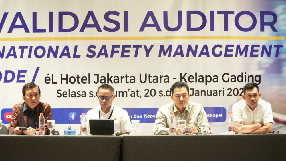 TINGKATKAN KOMPETENSI AUDITOR PADA MANAJEMEN KESELAMATAN KAPAL, KEMENHUB GELAR REVALIDASI AUDITOR ISM CODE