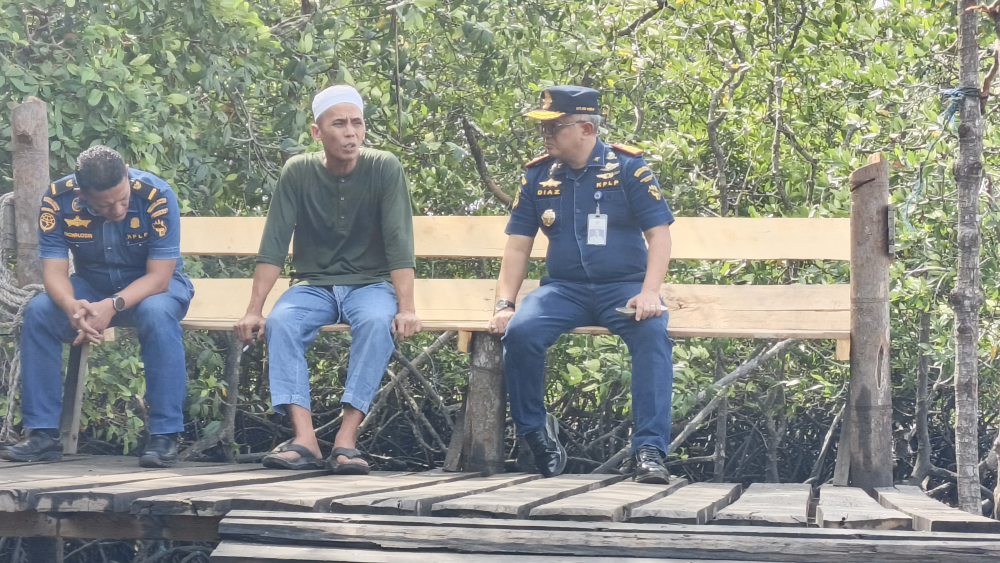 Kunjungan dalam rangka pemantauan untuk peningkatan keselamatan kapal penyeberangan tradisional pelayaran rakyat di sekitar Selinsing dan Mundam