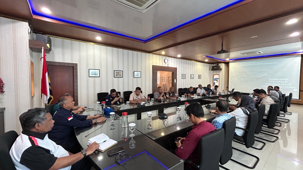 Rapat Koordinasi Usulan Perluasan Perairan Wajib Pandu Kelas I Dumai