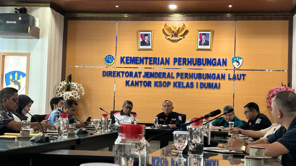 Rapat Koordinasi Usulan Perluasan Perairan Wajib Pandu Kelas I Dumai