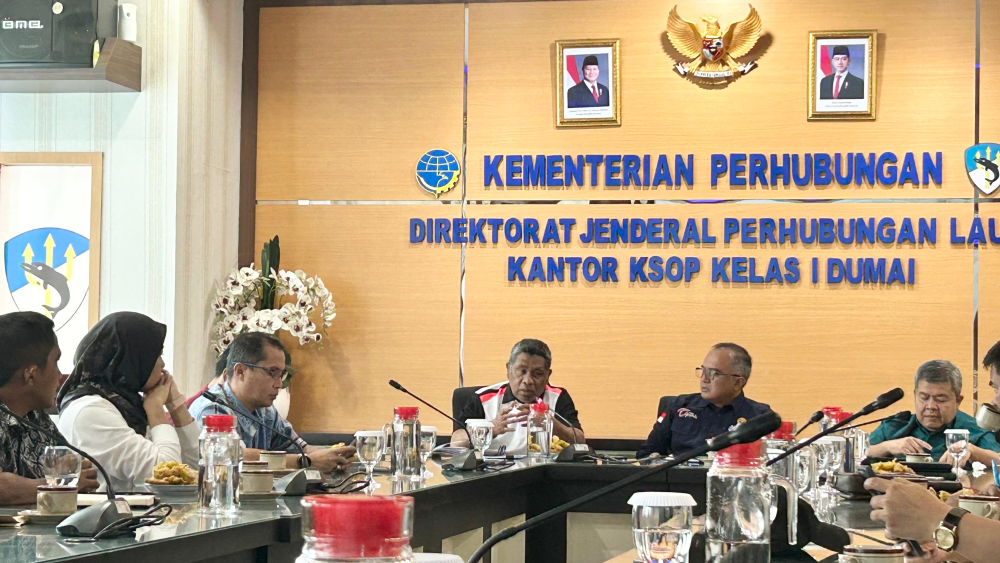 Rapat Koordinasi Usulan Perluasan Perairan Wajib Pandu Kelas I Dumai