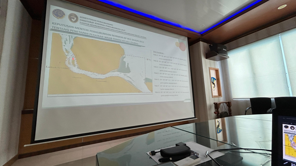 Rapat Koordinasi Usulan Perluasan Perairan Wajib Pandu Kelas I Dumai