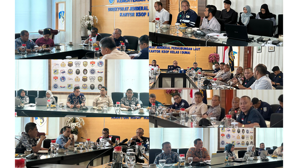 Rapat Koordinasi Usulan Perluasan Perairan Wajib Pandu Kelas I Dumai