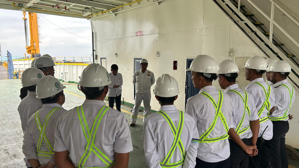 KANTOR KSOP KELAS I DUMAI MELAKSANAKAN UJI KELAIKLAUTAN KAPAL PENYEBERANGAN ANTAR PULAU RUTE DUMAI-RUPAT DALAM RANGKA PERSIAPAN ANGKUTAN LEBARAN TAHUN 2026