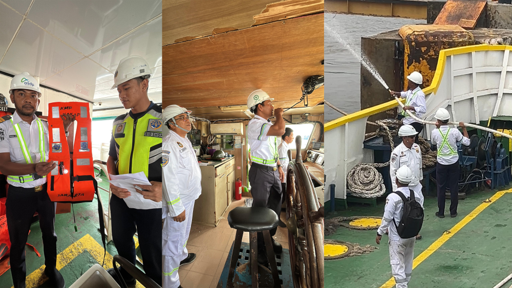 KANTOR KSOP KELAS I DUMAI MELAKSANAKAN UJI KELAIKLAUTAN KAPAL PENYEBERANGAN ANTAR PULAU RUTE DUMAI-RUPAT DALAM RANGKA PERSIAPAN ANGKUTAN LEBARAN TAHUN 2026