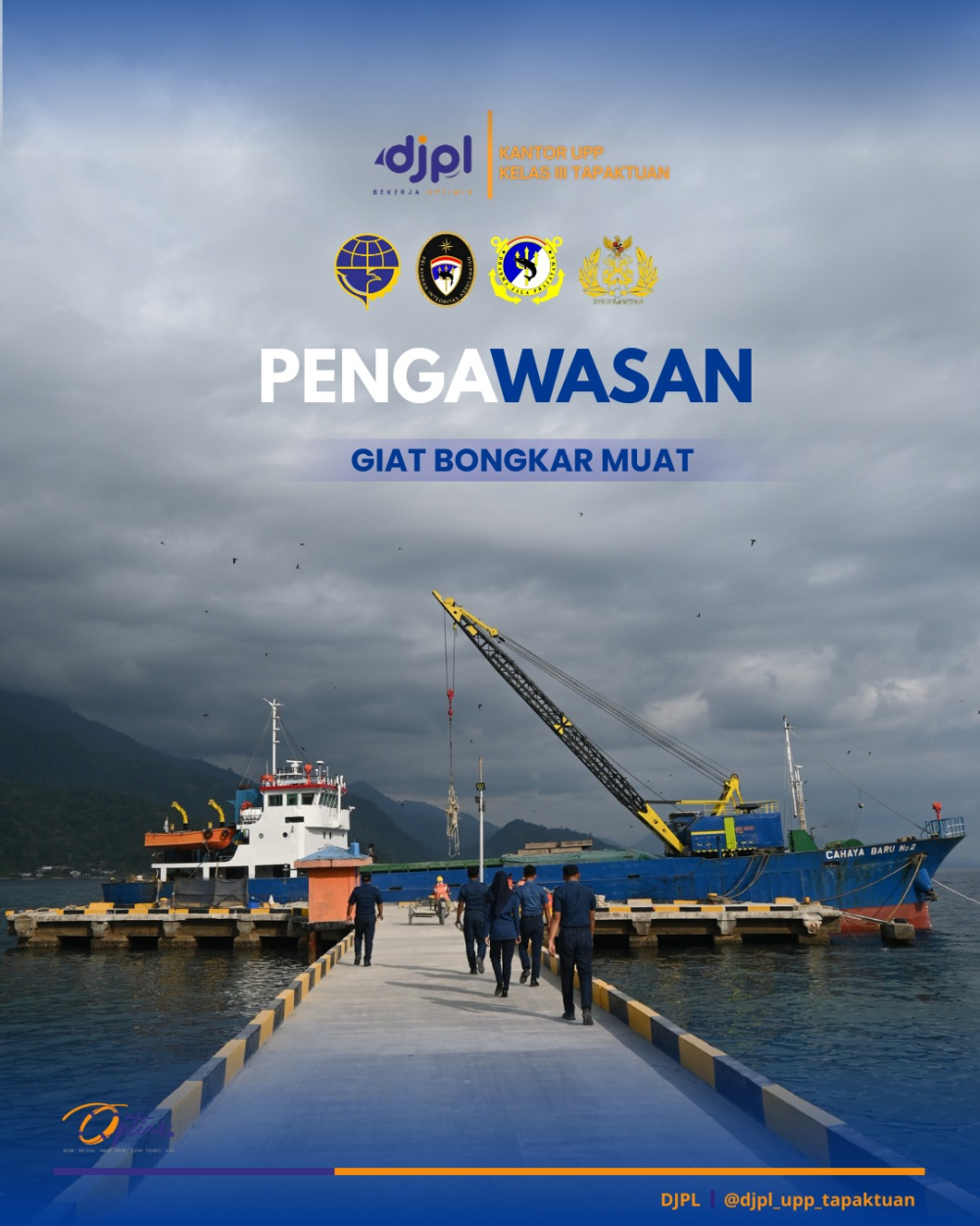 Pengawasan Giat Bongkar Muat Kantor UPP Kelas III Tapaktuan