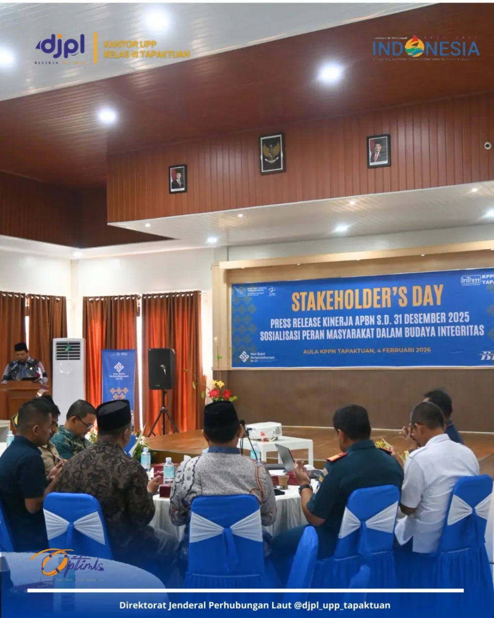 Piagam Penghargaan Satker Peringkat Pertama