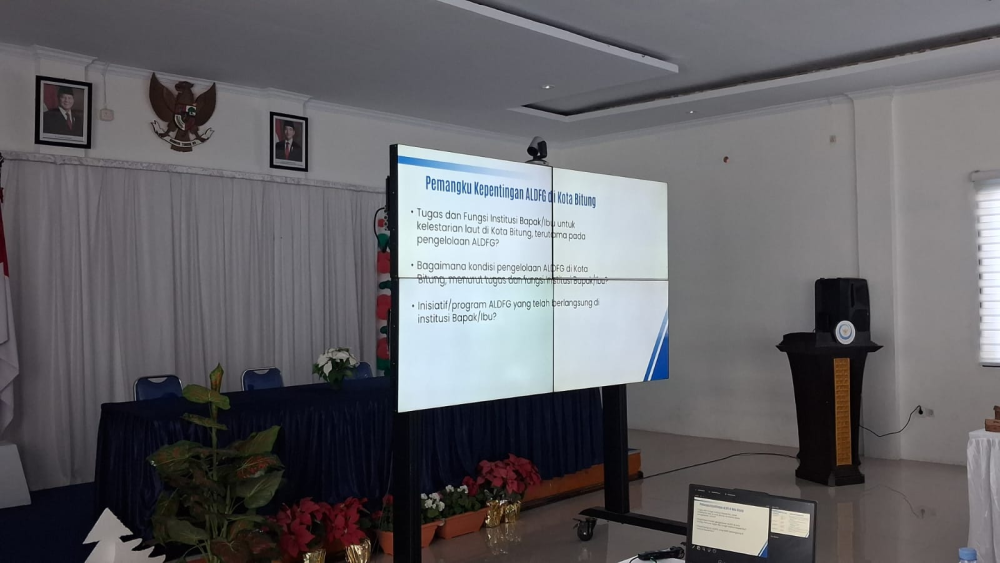 kegiatan Focus Group Discussion (FGD) untuk Survey Pendalaman Informasi untuk Piloting Pengelolaan ALDFG (Abandoned, Lost, and Discarded, Fishing Gears)