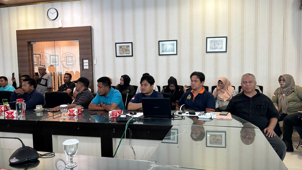 Rapat pembahasan pembentukan UUPJ  TKBM di wilayah TERMINAL KHUSUS untuk sementara melayani kepentingan umum