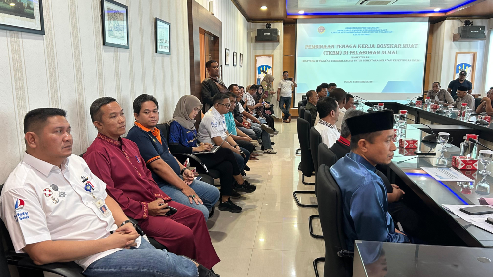 Rapat pembahasan pembentukan UUPJ  TKBM di wilayah TERMINAL KHUSUS untuk sementara melayani kepentingan umum
