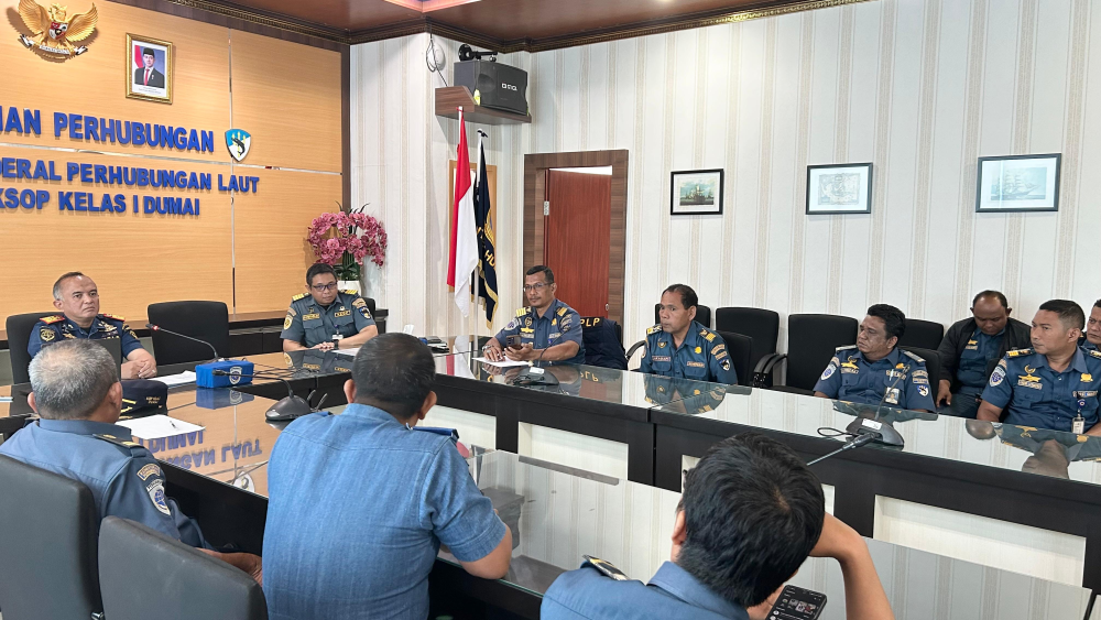 Rapat Koordinasi dan Sosialisasi  Standar Operasional Prosedur   di Wilayah Kerja Kantor KSOP Kelas I Dumai