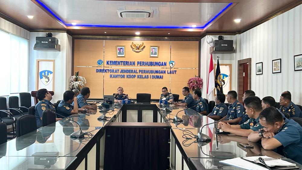 Rapat Koordinasi dan Sosialisasi  Standar Operasional Prosedur   di Wilayah Kerja Kantor KSOP Kelas I Dumai