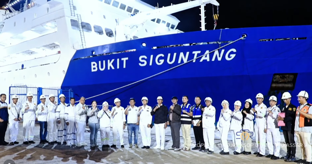 Uji Petik Angkutan Lebaran Tahun 2026 di wilayah kerja Pelabuhan Makassar