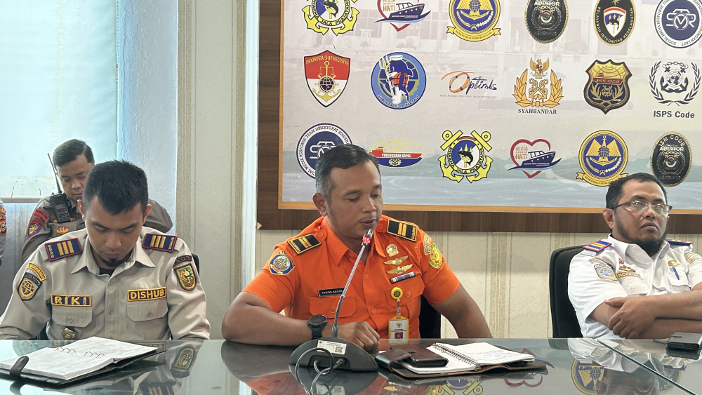 Rapat Rencana Persiapan Posko Angkutan Laut Lebaran Tahun 2026 Pelabuhan Dumai.