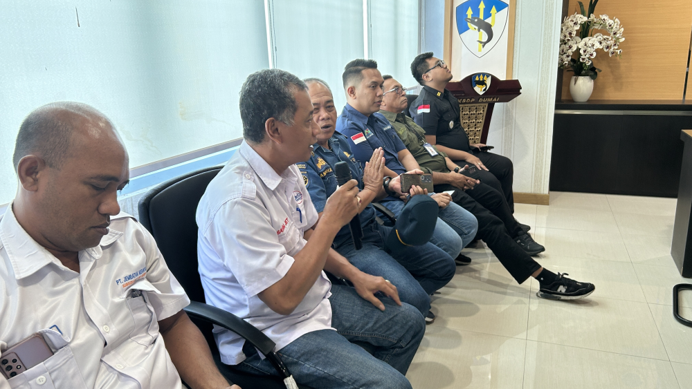 Rapat Rencana Persiapan Posko Angkutan Laut Lebaran Tahun 2026 Pelabuhan Dumai.