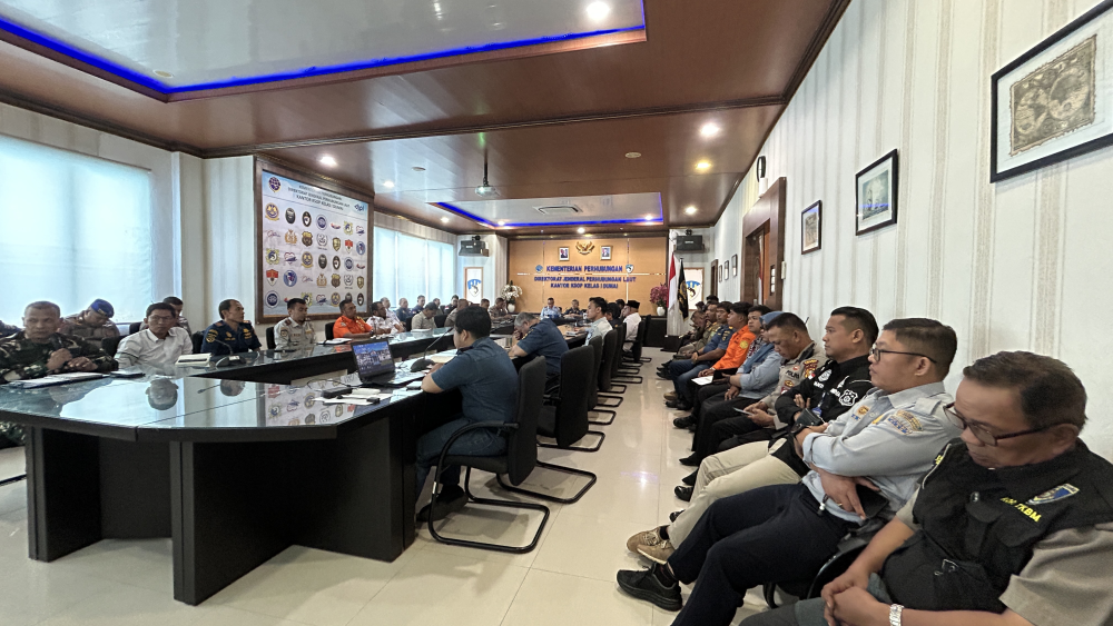Rapat Rencana Persiapan Posko Angkutan Laut Lebaran Tahun 2026 Pelabuhan Dumai.