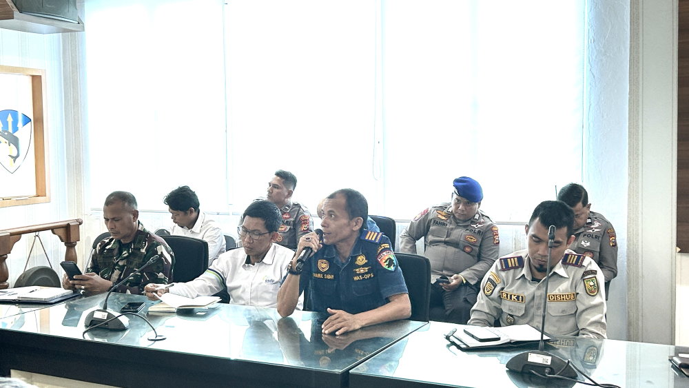 Rapat Rencana Persiapan Posko Angkutan Laut Lebaran Tahun 2026 Pelabuhan Dumai.