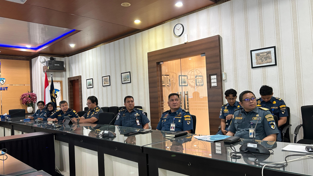 Kantor KSOP Kelas I Dumai mengikuti Kegiatan Rapat Koordinasi Persiapan Penyelenggaraan Angkutan Laut Lebaran Tahun 2026/1447 H