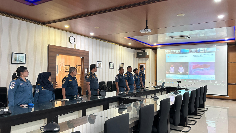 Kantor KSOP Kelas I Dumai mengikuti Kegiatan Rapat Koordinasi Persiapan Penyelenggaraan Angkutan Laut Lebaran Tahun 2026/1447 H