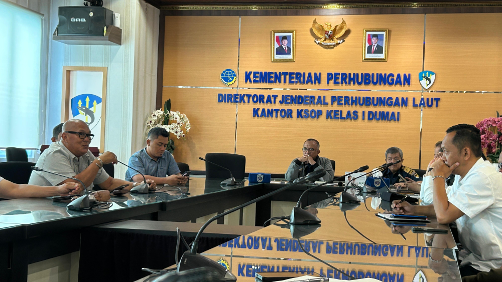Kantor KSOP Kelas I Dumai melakukan Kegiatan Sosialisasi Keputusan Dirjen Hubla Nomor KP-DJPL 607 Tahun 2025 tanggal 1 Desember 2025