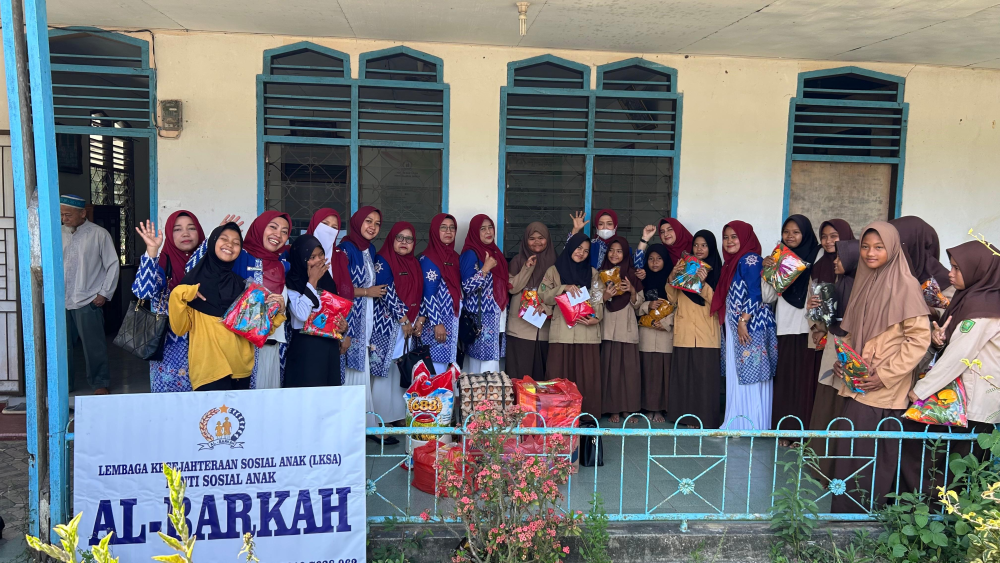 KEGIATAN BANTUAN SOSIAL KE PANTI ASUHAN  OLEH DWP KANTOR KSOP KELAS I DUMAI