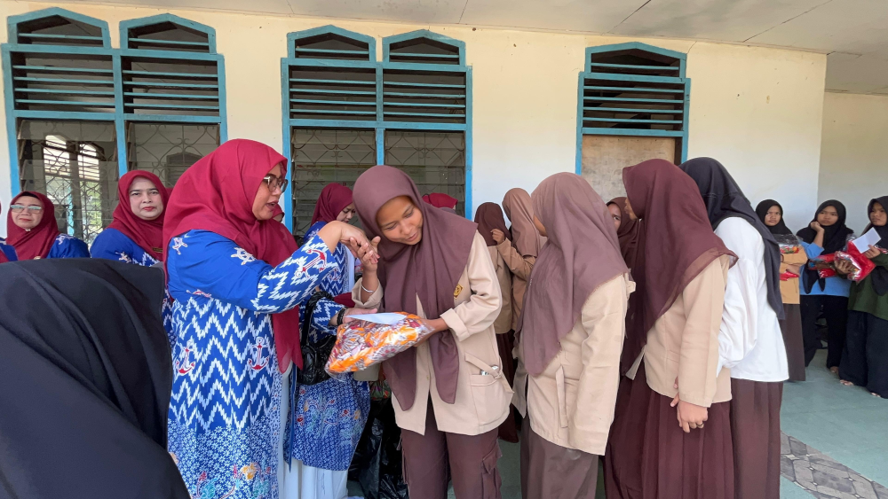 KEGIATAN BANTUAN SOSIAL KE PANTI ASUHAN  OLEH DWP KANTOR KSOP KELAS I DUMAI