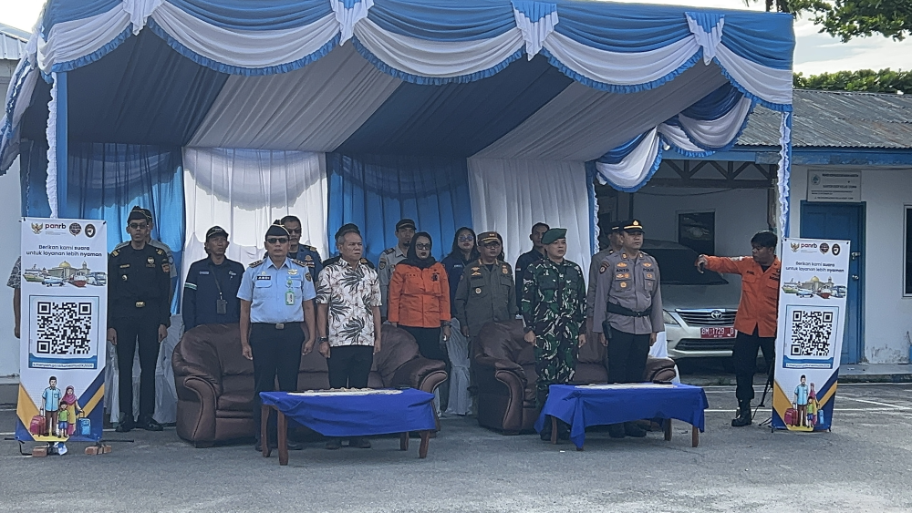 KSOP Dumai Gelar Apel Pembukaan Posko Angkutan Lebaran 2026 dan Rapat Koordinasi Kesiapan Angkutan Lebaran 2026 untuk Moda Transportasi Darat, Laut dan Udara.