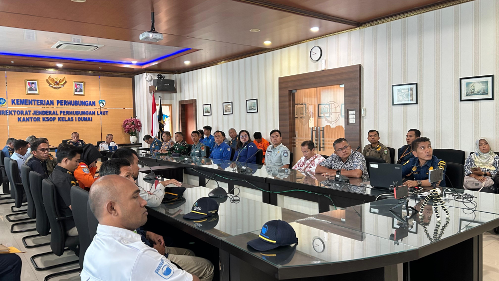 KSOP Dumai Gelar Apel Pembukaan Posko Angkutan Lebaran 2026 dan Rapat Koordinasi Kesiapan Angkutan Lebaran 2026 untuk Moda Transportasi Darat, Laut dan Udara.