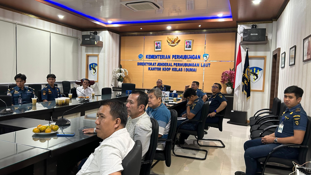 Kantor KSOP Kelas I Dumai mengikuti Pembukaan Posko Pusat Angkutan Lebaran Terpadu 2026 (1447 H).