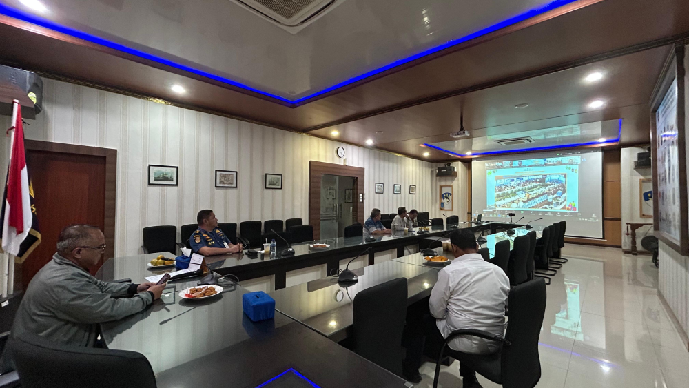 Kantor KSOP Kelas I Dumai mengikuti Pembukaan Posko Pusat Angkutan Lebaran Terpadu 2026 (1447 H).
