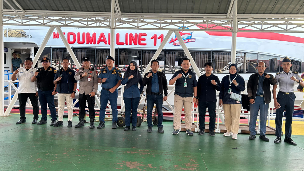 PENGASAWAN KEGIATAN EMBARKASI DAN DEBARKASI PENUMPANG ANGKUTAN LAUT LEBARAN 1447 H/2026 DI PELABUHAN DUMAI