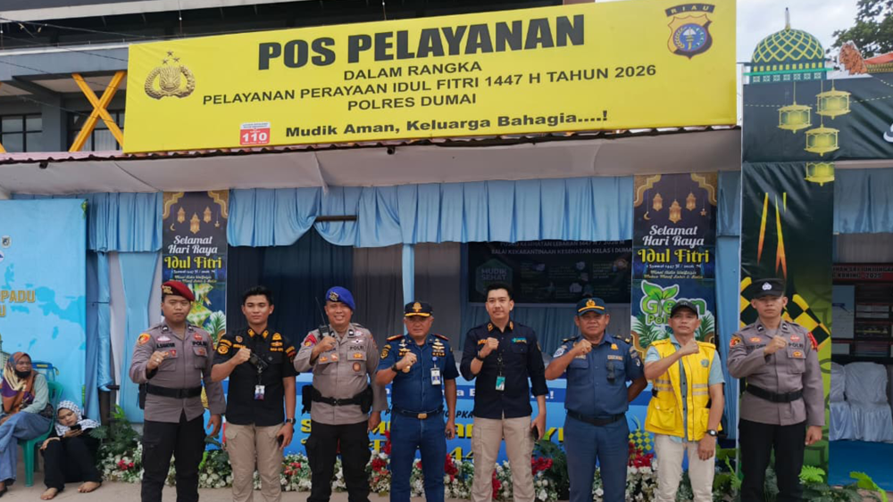 Kepala Kantor  Kelas I Dumai melakukan monitoring &nbsp;arus mudik Angkutan Laut Lebaran 1447 H/2026  di Pelabuhan Bandar Sri junjungan Dumai