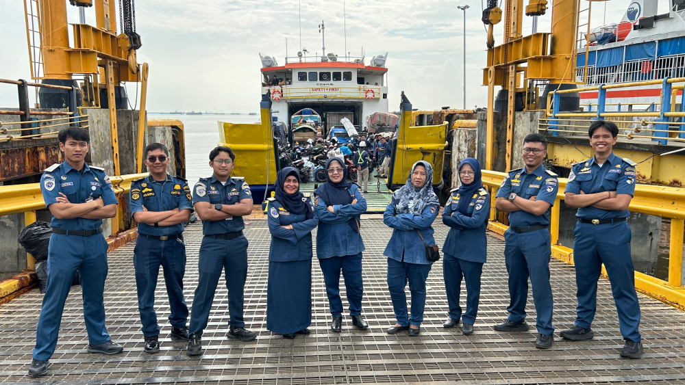 Kantor KSOP Kelas I Dumai melakukan Kegiatan pengawasan embarkasi dan debarkasi penumpang Angkutan Laut Lebaran 1447 H/2026 di pelabuhan Dumai
