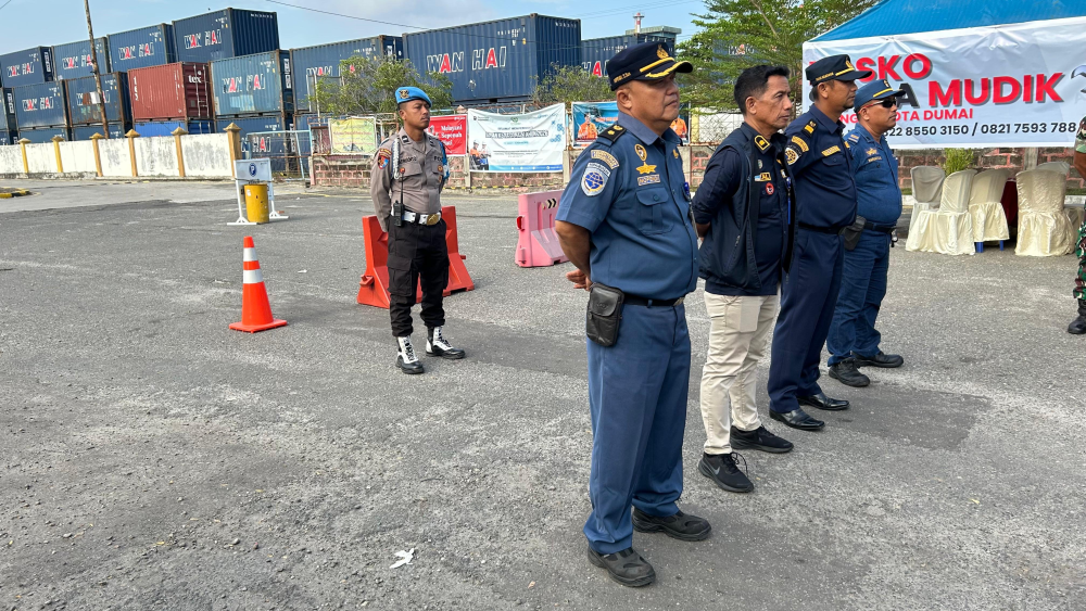 PENGAWASAN EMBARKASI DAN DEBARKASI PENUMPANG ANGKUTAN LAUT LEBARAN 1447/2026 DI PELABUHAN DUMAI OLEH KSOP KELAS I DUMAI