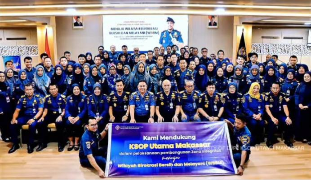 Komitmen Nyata KSOP Utama Makassar Menuju WBBM 2026