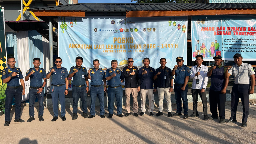 PENGAWASAN EMBARKASI PENUMPANG ANGKUTAN LAUT LEBARAN 1447 H/2026 DI PELABUHAN DUMAI