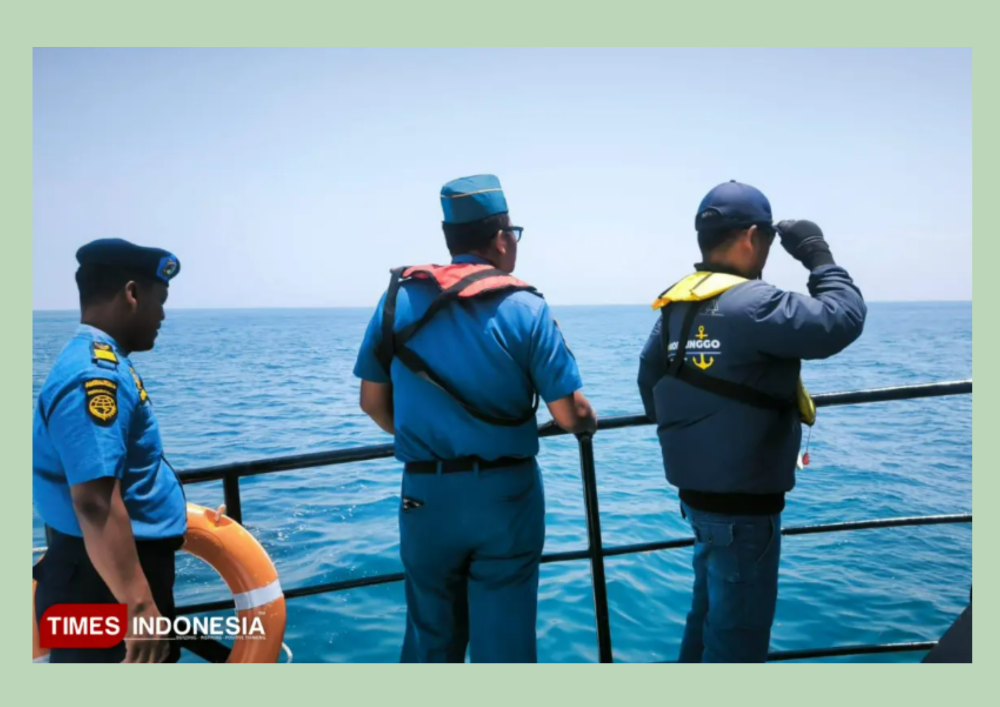 Patroli Laut KN.P 4001 dan KN.P 50008 Kawal Ribuan Warga Gili Ketapang Probolinggo Toron Petolekoran.