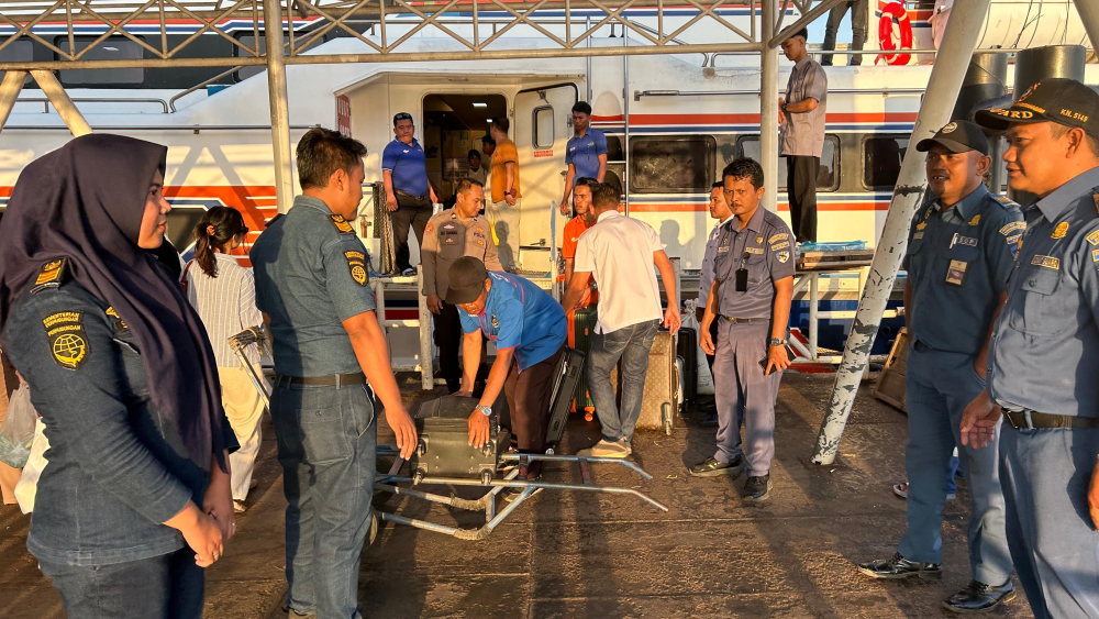 PENGAWASAN EMBARKASI DAN DEBARKASI  ARUS MUDIK ANGKUTAN LAUT LEBARAN 1447 H/2026 DI PELABUHAN PENUMPANG DUMAI