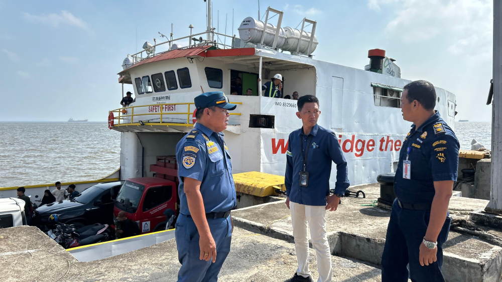 PENGAWASAN EMBARKASI DAN DEBARKASI  ARUS MUDIK ANGKUTAN LAUT LEBARAN 1447 H/2026 DI PELABUHAN PENUMPANG DUMAI