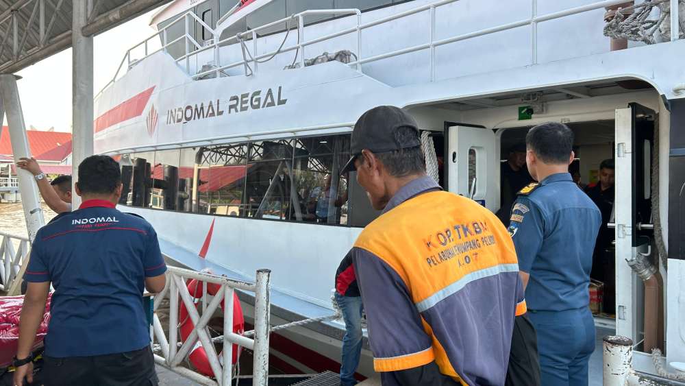 PENGAWASAN EMBARKASI DAN DEBARKASI  ARUS MUDIK ANGKUTAN LAUT LEBARAN 1447 H/2026 DI PELABUHAN PENUMPANG DUMAI