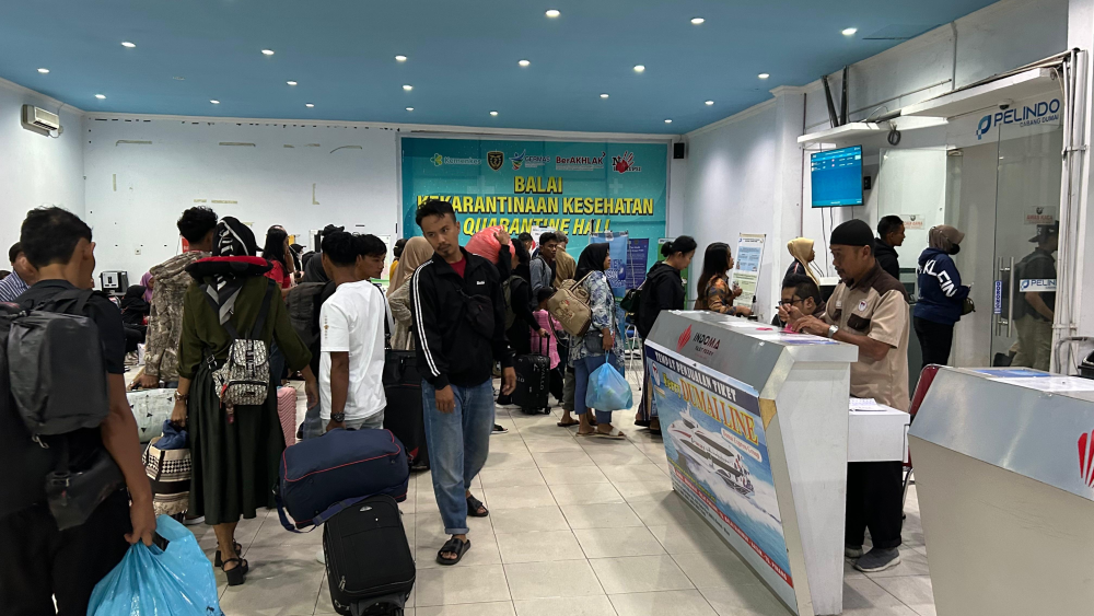 PENGAWASAN EMBARKASI DAN DEBARKASI  ARUS MUDIK ANGKUTAN LAUT LEBARAN 1447 H/2026 DI PELABUHAN PENUMPANG DUMAI