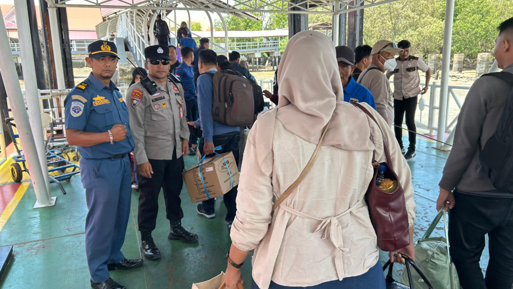 PENGAWASAN EMBARKASI DAN DEBARKASI  ARUS MUDIK ANGKUTAN LAUT LEBARAN 1447 H/2026 DI PELABUHAN PENUMPANG DUMAI