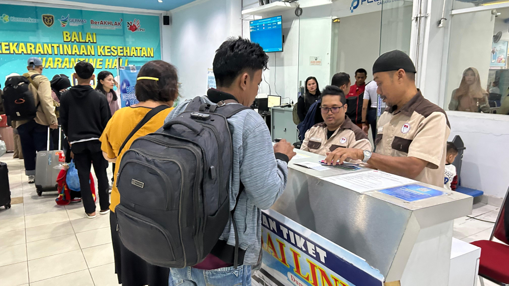PENGAWASAN EMBARKASI DAN DEBARKASI  ARUS MUDIK ANGKUTAN LAUT LEBARAN 1447 H/2026 DI PELABUHAN PENUMPANG DUMAI