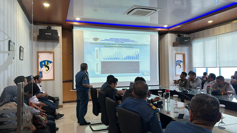 APEL SIAGA PENUTUPAN POSKO ANGKUTAN LAUT LEBARAN TAHUN 2026 (1447 H) PELABUHAN DUMAI