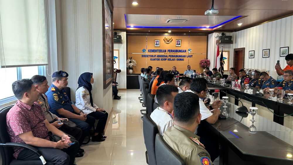 APEL SIAGA PENUTUPAN POSKO ANGKUTAN LAUT LEBARAN TAHUN 2026 (1447 H) PELABUHAN DUMAI