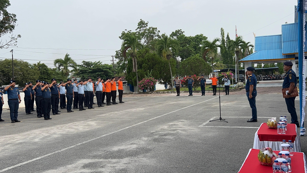 APEL SIAGA PENUTUPAN POSKO ANGKUTAN LAUT LEBARAN TAHUN 2026 (1447 H) PELABUHAN DUMAI